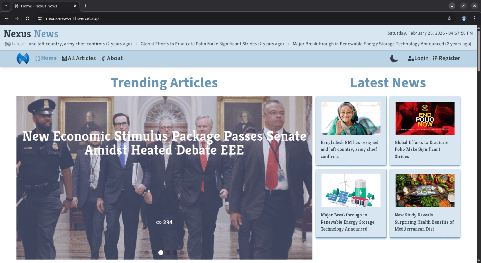 Nexus News - Screenshot 1
