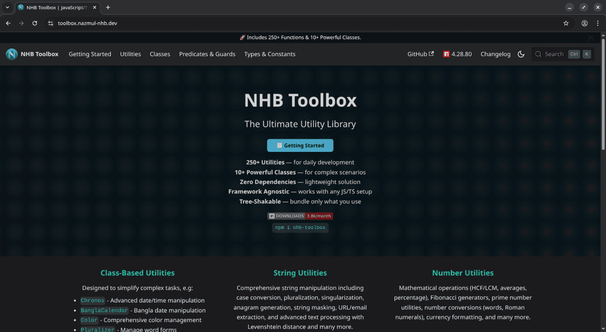 NHB Toolbox