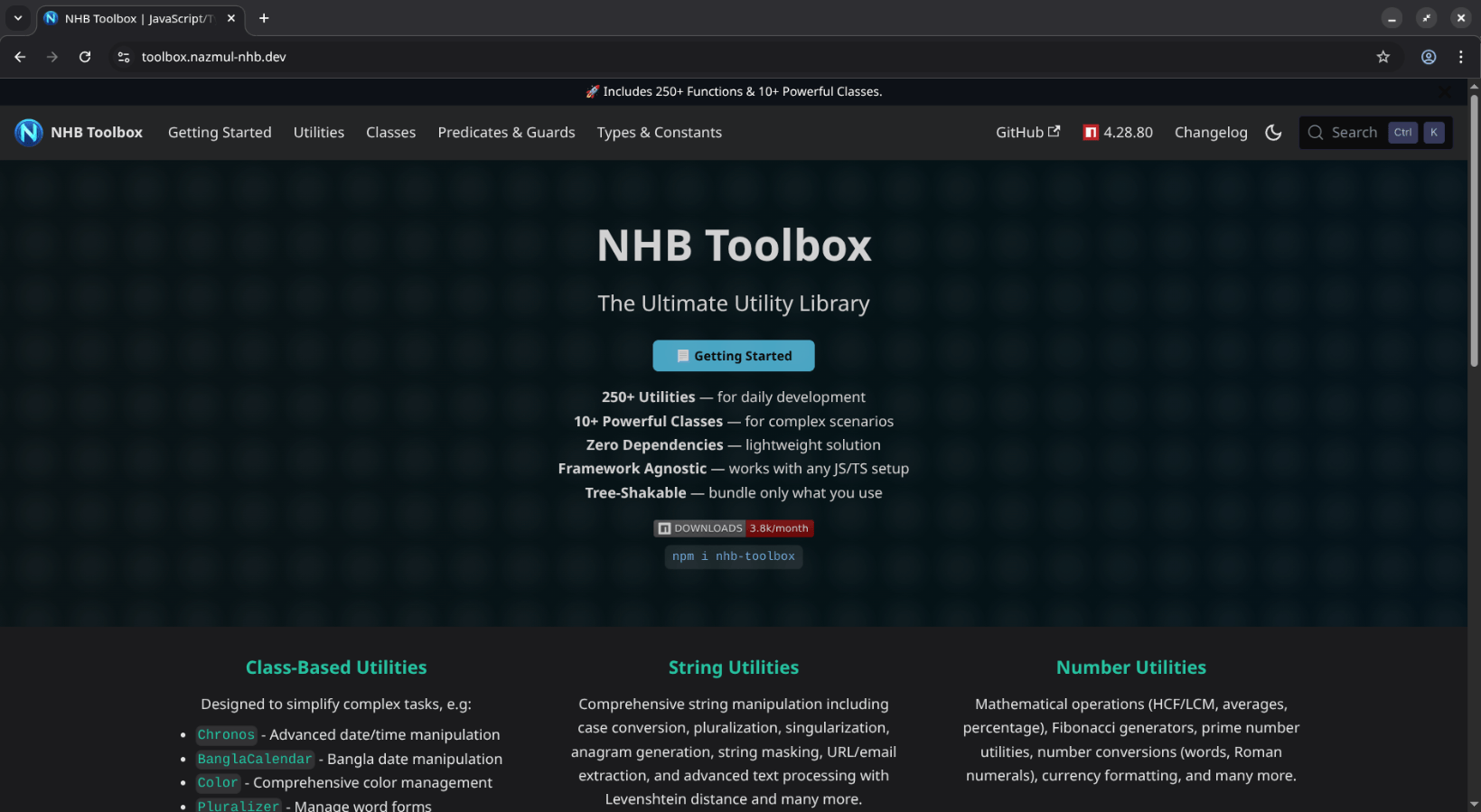 NHB Toolbox - Screenshot 1