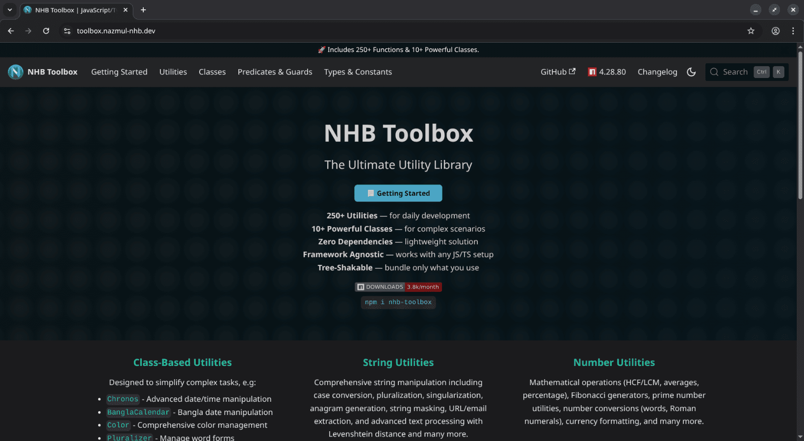 NHB Toolbox - Screenshot 1